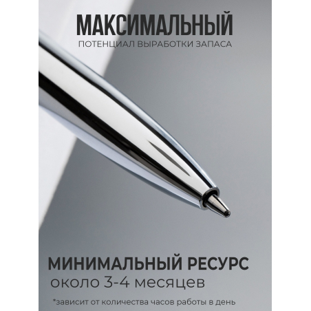 Стержень шариковый для ручки из металла СИНИЙ, 5 шт.