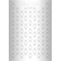Металлизированный стикер для дизайна ногтей SILVER 023