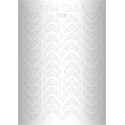 Металлизированный стикер для дизайна ногтей SILVER 025