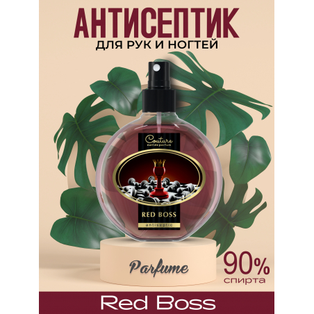 Антисептик для ногтей парфюмированный Red Boss 220 мл Антисептик для ногтей парфюмированный Red Boss 220 мл