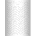 Металлизированный стикер для дизайна ногтей SILVER 032