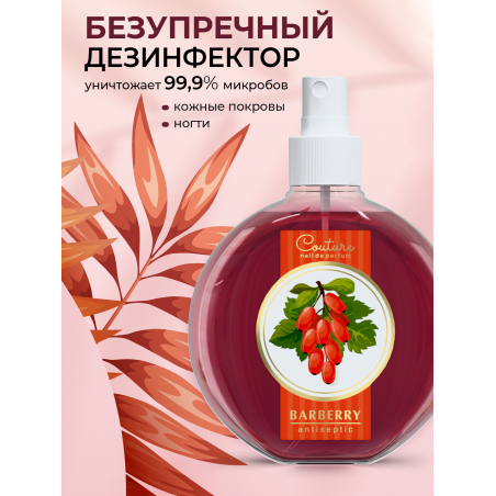 Антисептик для ногтей парфюмированный Barberry 220 мл