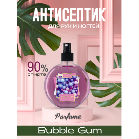 Антисептик для ногтей парфюмированный Bubble Gum 220 мл Антисептик для ногтей парфюмированный Bubble Gum 220 мл