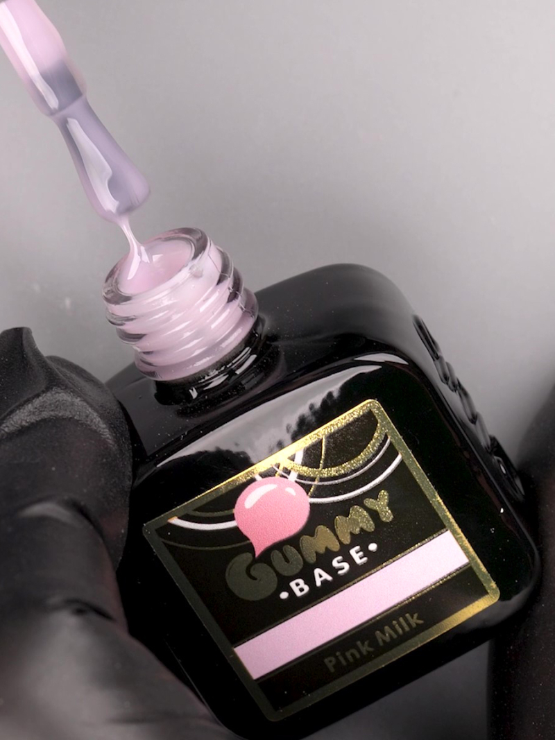 Купить камуфлирующую базу для ногтей GUMMY BASE Pink Milk Nail Club