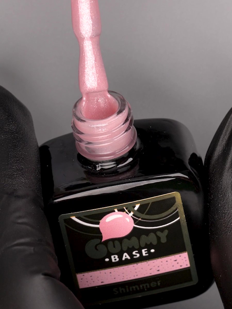 Купить камуфлирующую базу для ногтей GUMMY BASE Shimmer Nail Club