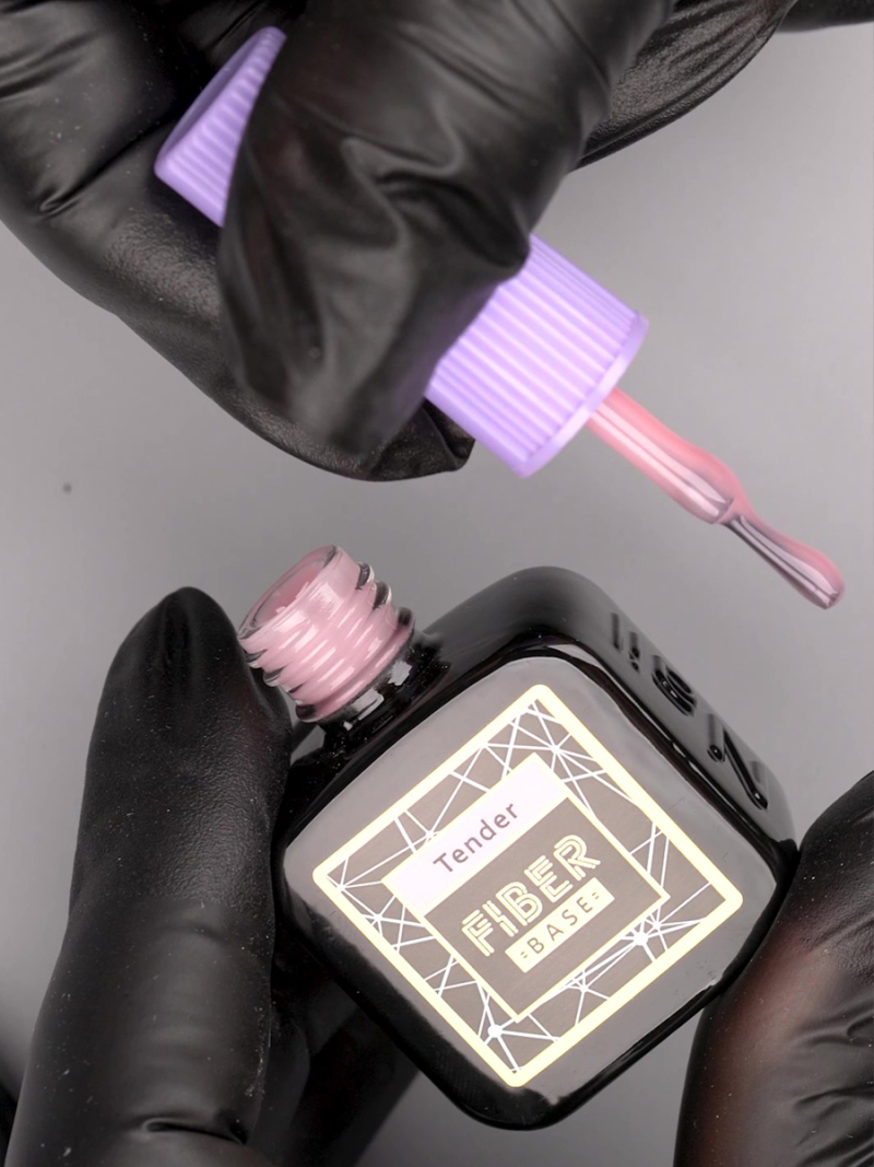 Купить камуфлирующую базу для ногтей FIBER BASE Tender Nail Club