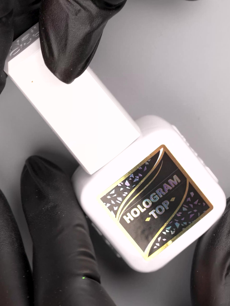 Купить топ для ногтей с хлопьями HOLOGRAM TOP 13 мл Nail Club