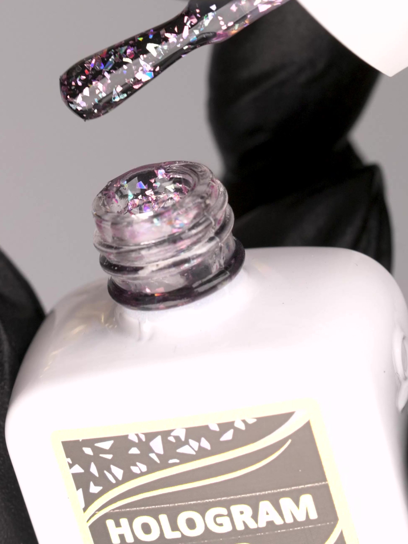 Купить топ для ногтей с хлопьями HOLOGRAM TOP 13 мл Nail Club