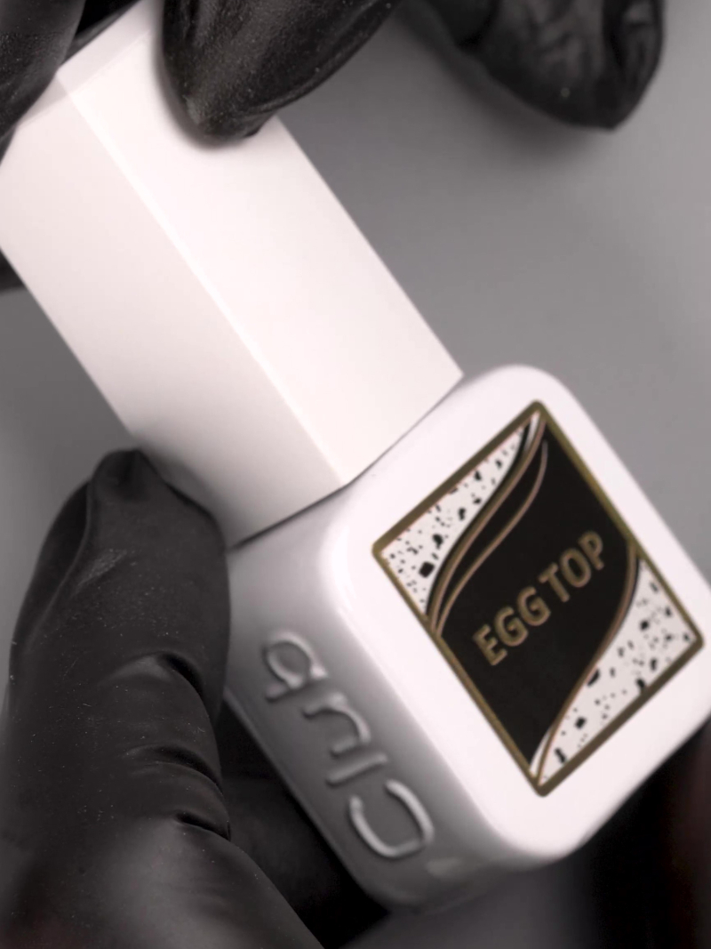 Купить глянцевый топ EGG TOP с эффектом перепелиного яйца Nail Club