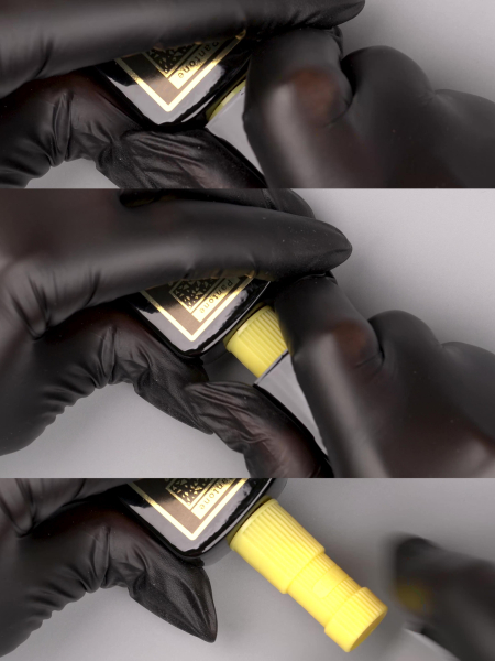 Купить глянцевый топ с кусочками фольги GOLD FOIL TOP Nail Club