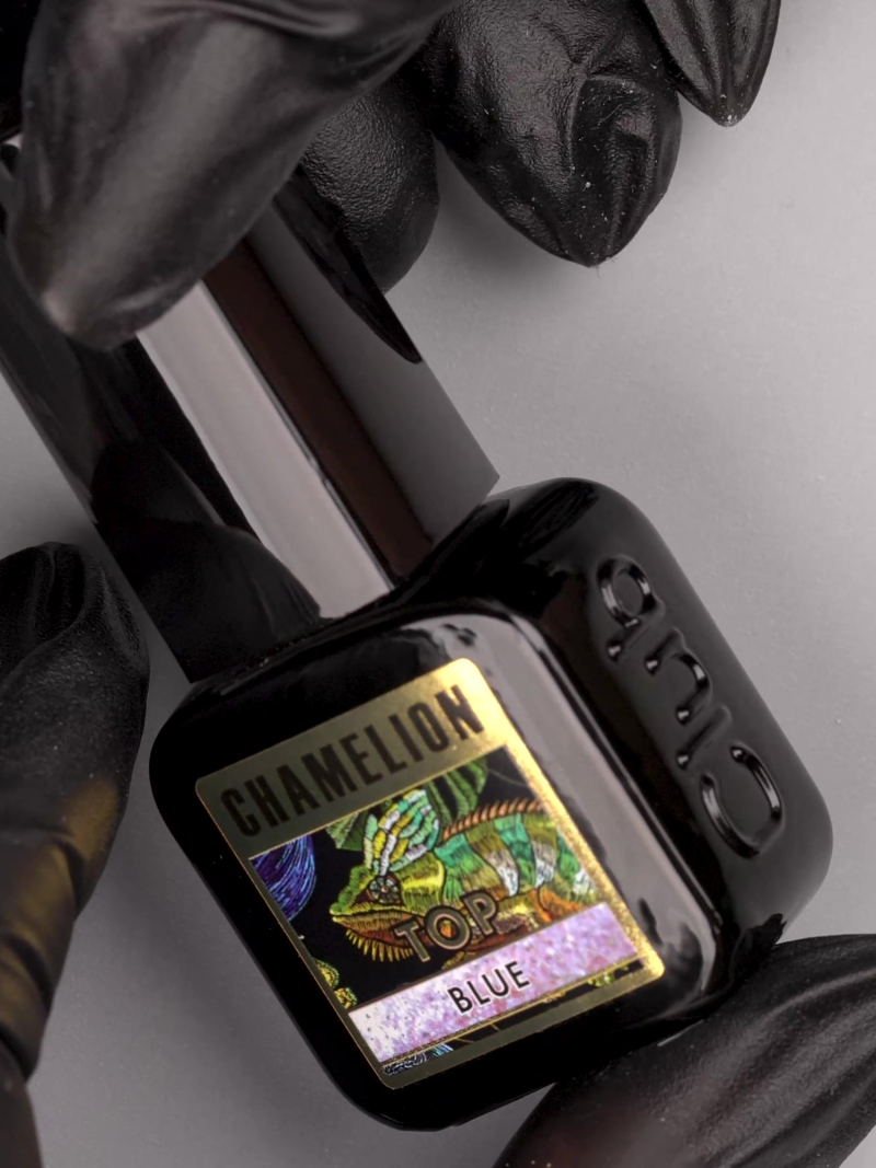 Купить глянцевый с эффектом хамелеон CHAMELLEON TOP BLUE Nail Club