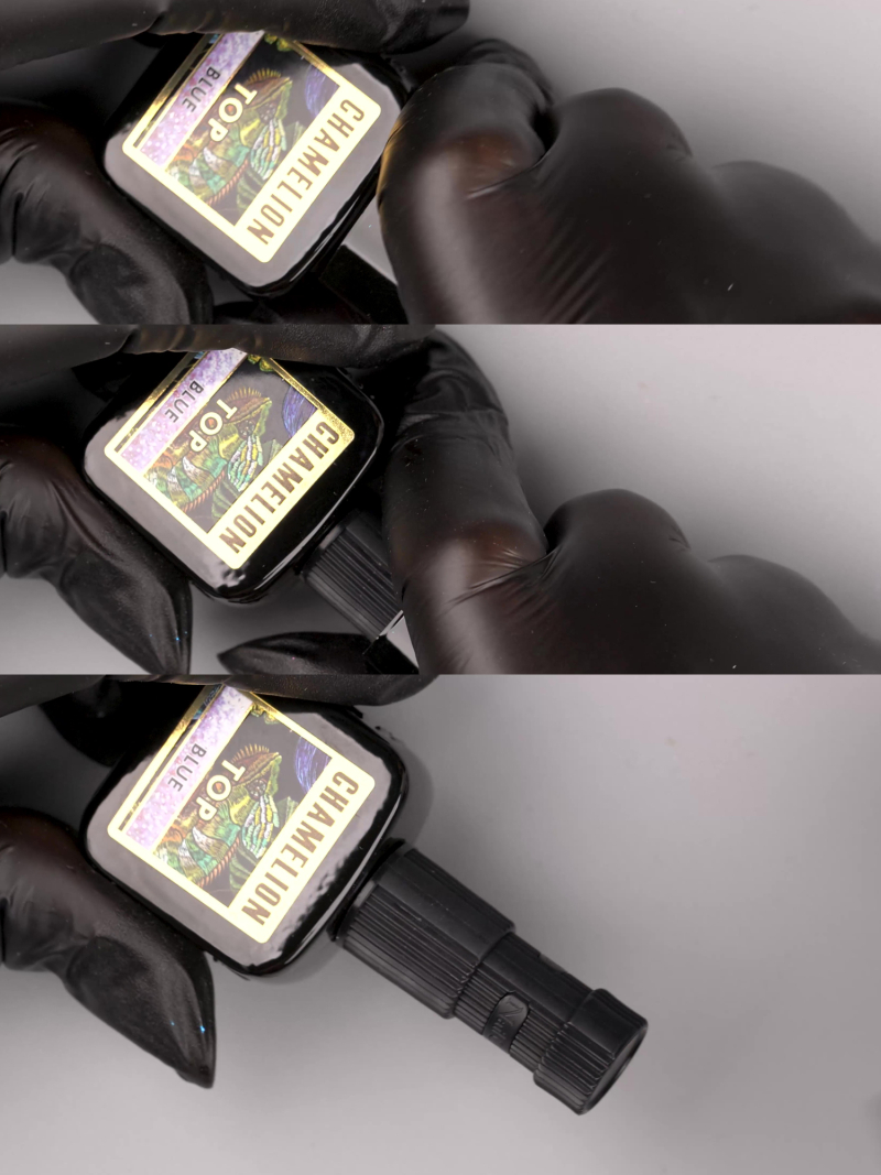 Купить глянцевый с эффектом хамелеон CHAMELLEON TOP BLUE Nail Club