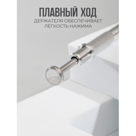 Спонжики в наборе с держателем, 100 штук, цвет Белый