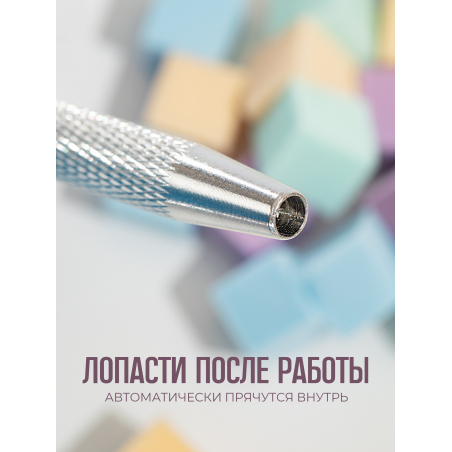 Купить спонжики в наборе с держателем, 100 штук, цвет Бирюза