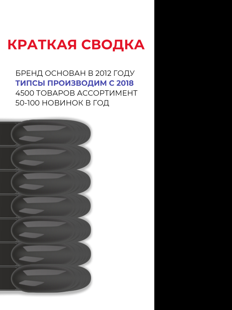 Купить для демонстрации дизайна ногтей на кольце миндаль чёрные