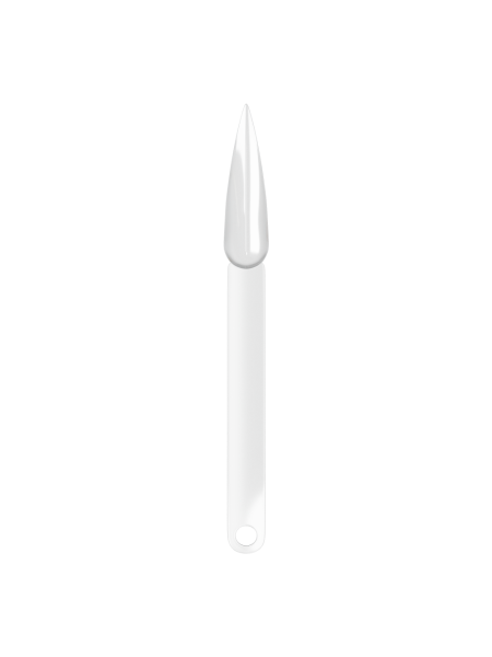 Купить типсы на кольце стилет длинный прозрачные для демонстрационного дизайна ногтей на веере