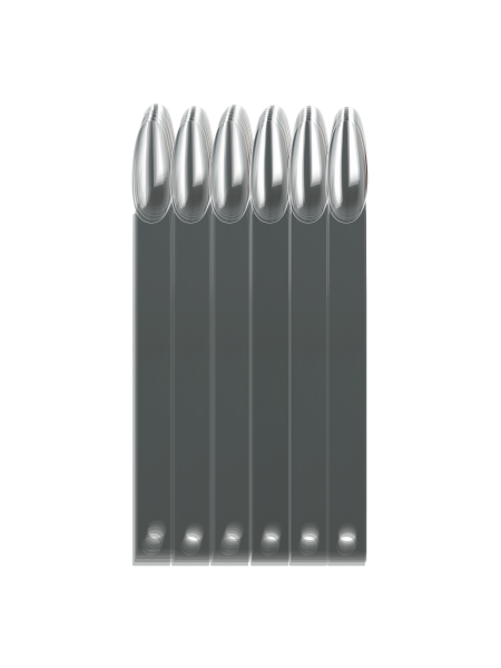 Купить типсы на кольце форма миндаль цвет серый витраж опт и розница