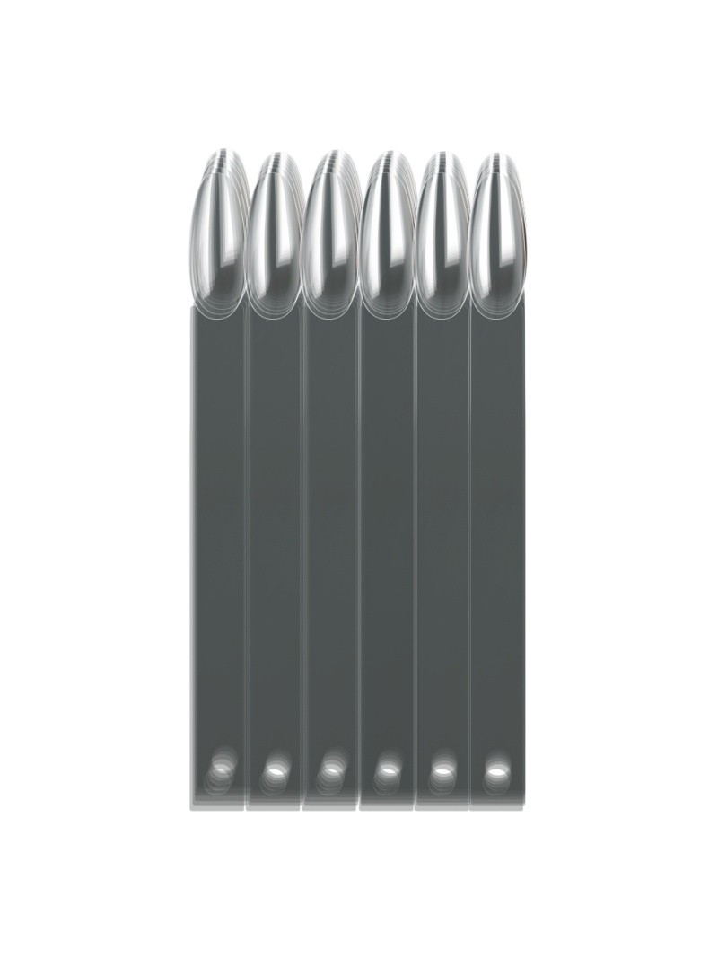 Купить типсы на кольце форма миндаль цвет серый витраж опт и розница