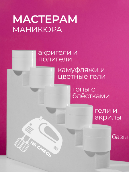 Купить баночку для геля, крема и косметики 1 шт с доставкой