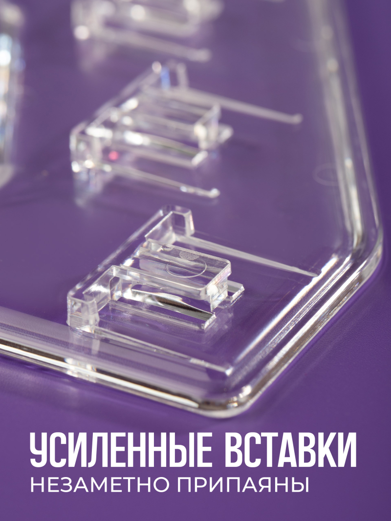 Купить Подставка под лаки из оргстекла прозрачная 5 ярусов с доставкой