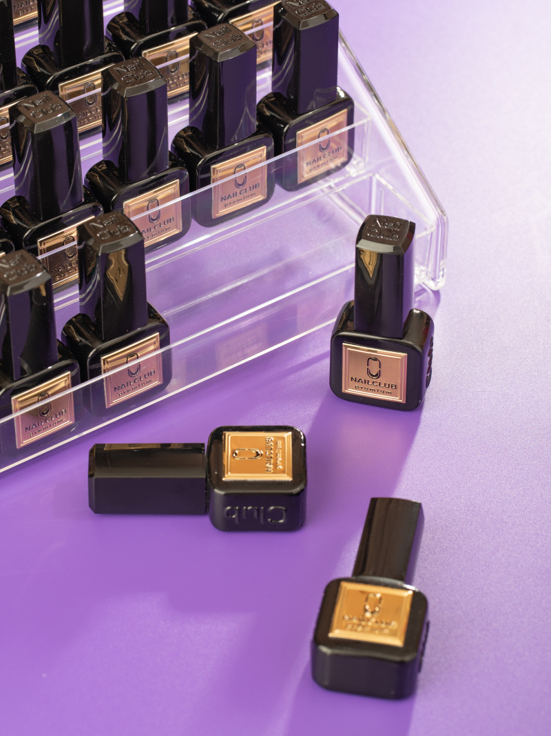 Купить Подставка под лаки из оргстекла прозрачная 5 ярусов с доставкой