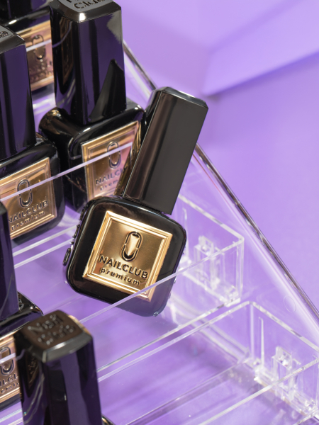 Купить Подставка под лаки из оргстекла прозрачная 5 ярусов с доставкой