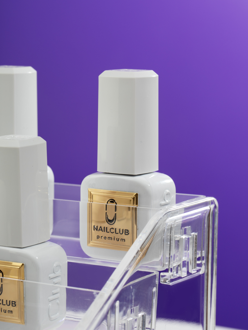 Купить Подставка под лаки из оргстекла прозрачная 5 ярусов с доставкой