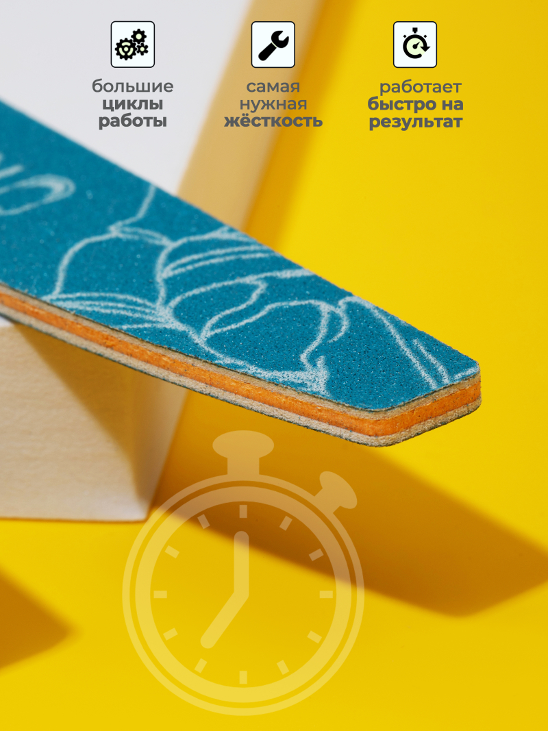 Купить пилка для ногтей синяя Waterproof 150/180 лодка 60 шт с доставкой