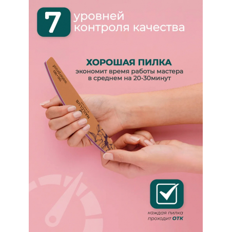 Пилка для ногтей Waterproof 150/180 лодка 3 шт