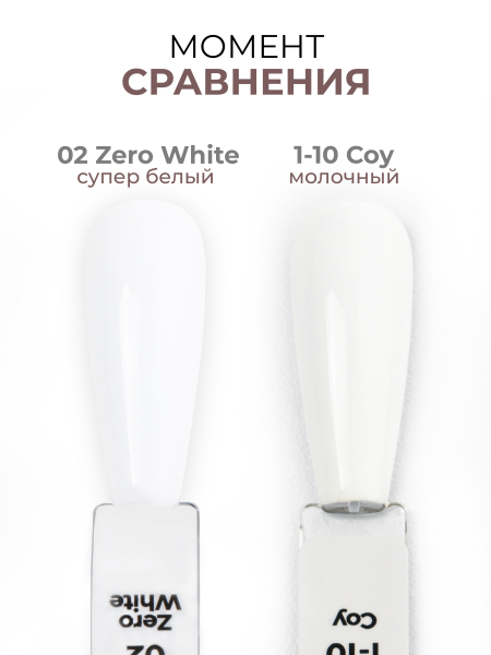 Купить белый гель лак для ногтей EXTREME PASTEL 1-10 Coy 13 мл