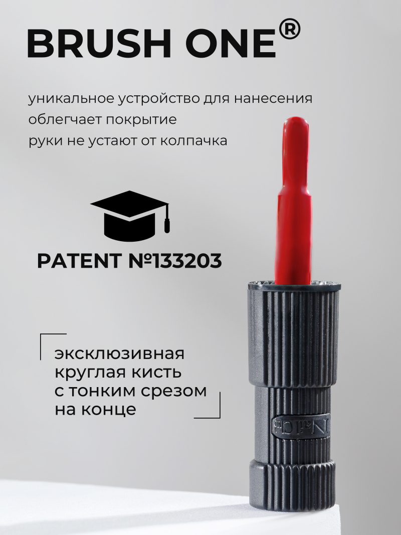 Купить светлый красный гель лак для ногтей ICON №12 Flirt 13 мл