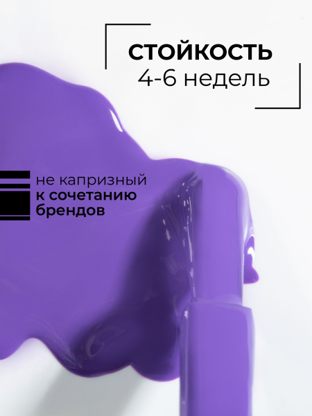 Купить сиреневый гель лак для ногтей ICON №31 Plum 13 мл
