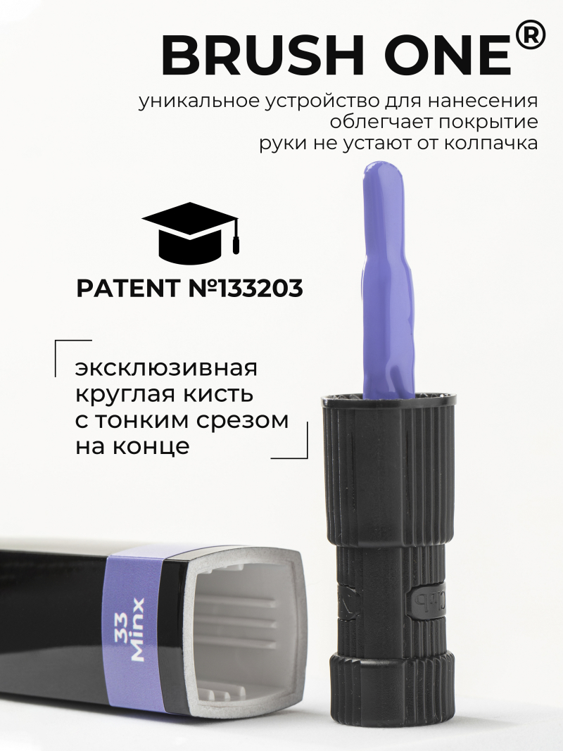 Купить васильковый гель лак для ногтей ICON №33 Minx 13 мл