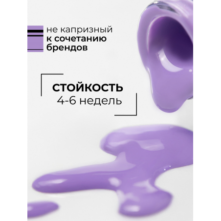Светлый сиреневый гель лак ICON №34 Fiesta 13 мл