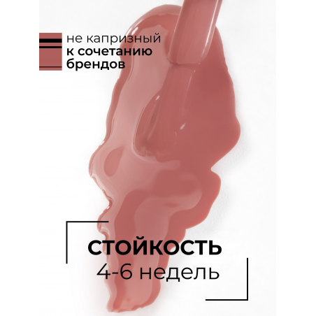 Гель лак для маникюра шикарный нюд ICON №39 Chic 13 мл