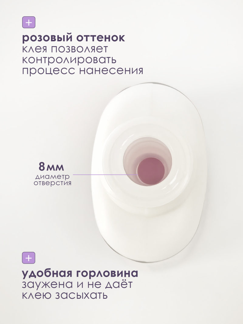 Клей для накладных ногтей типс и страз Easy Fix 7 мл