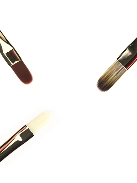 Купить маникюрную кисть для покрытия ногтей гелем 5N/G Silver Nail Club