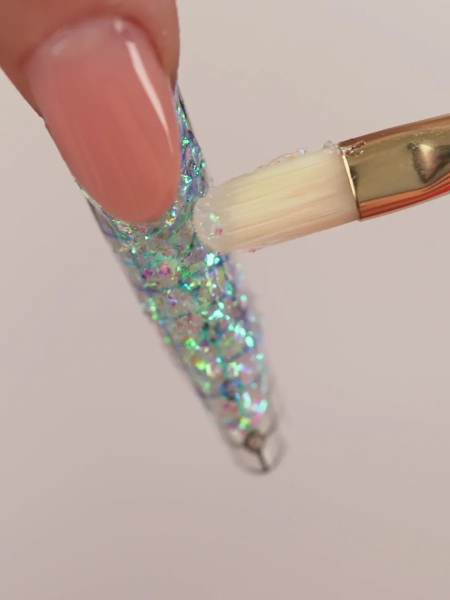 Купить маникюрную кисть для моделирования ногтей гелем 5N/G Crystal Nail Club