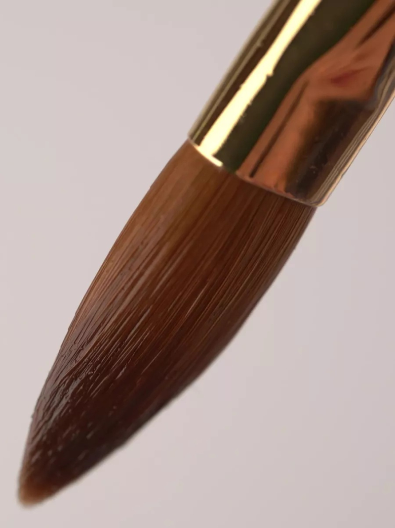 Купить кисть из меха колонка для моделирования акрилом ногтей 8К-А