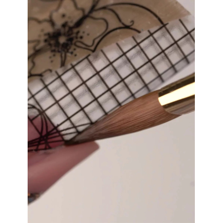 Купить кисть из меха колонка для моделирования акрилом ногтей 8К-А