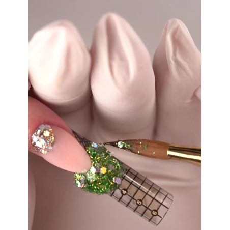 Купить кисть из меха колонка для моделирования акрилом ногтей 8К-А