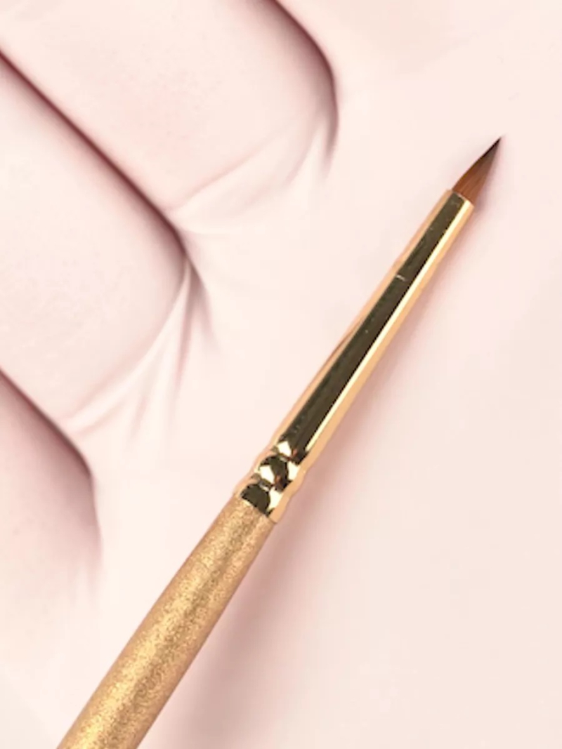 Купить маникюрную кисть из меха колонка для техники «мазки» и лепки 2K-F