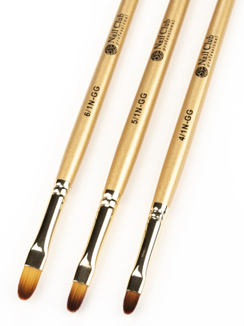 Купить маникюрную кисть для лепки и моделирования ногтей гелем 4/1N-GG