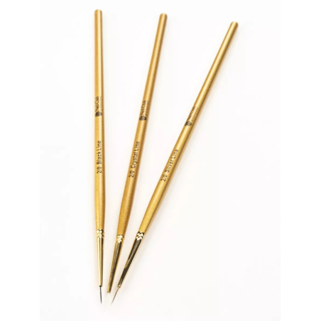 Купить универсальную маникюрную кисть для росписи ногтей гелями 2/0 Silver Line Nail Club