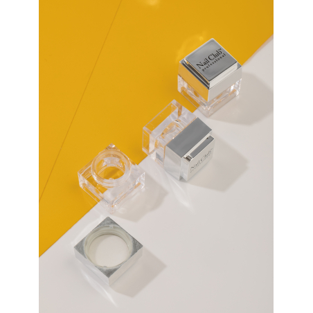 Купить набор баночек пустых для бисера "ЛЕГО" серебро 3 шт с доставкой