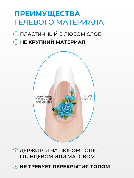 Купить гель-пластилин для лепки на ногтях P-08 Azure Magic PLASTILINE Nail Club