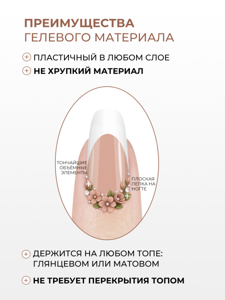 Купить гель-пластилин для лепки на ногтях P-14 Cacao PLASTILINE Nail Club