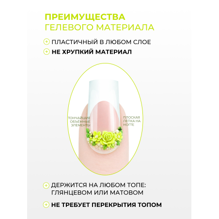 Купить гель-пластилин для лепки на ногтях P-23 Rainbow PLASTILINE Nail Club