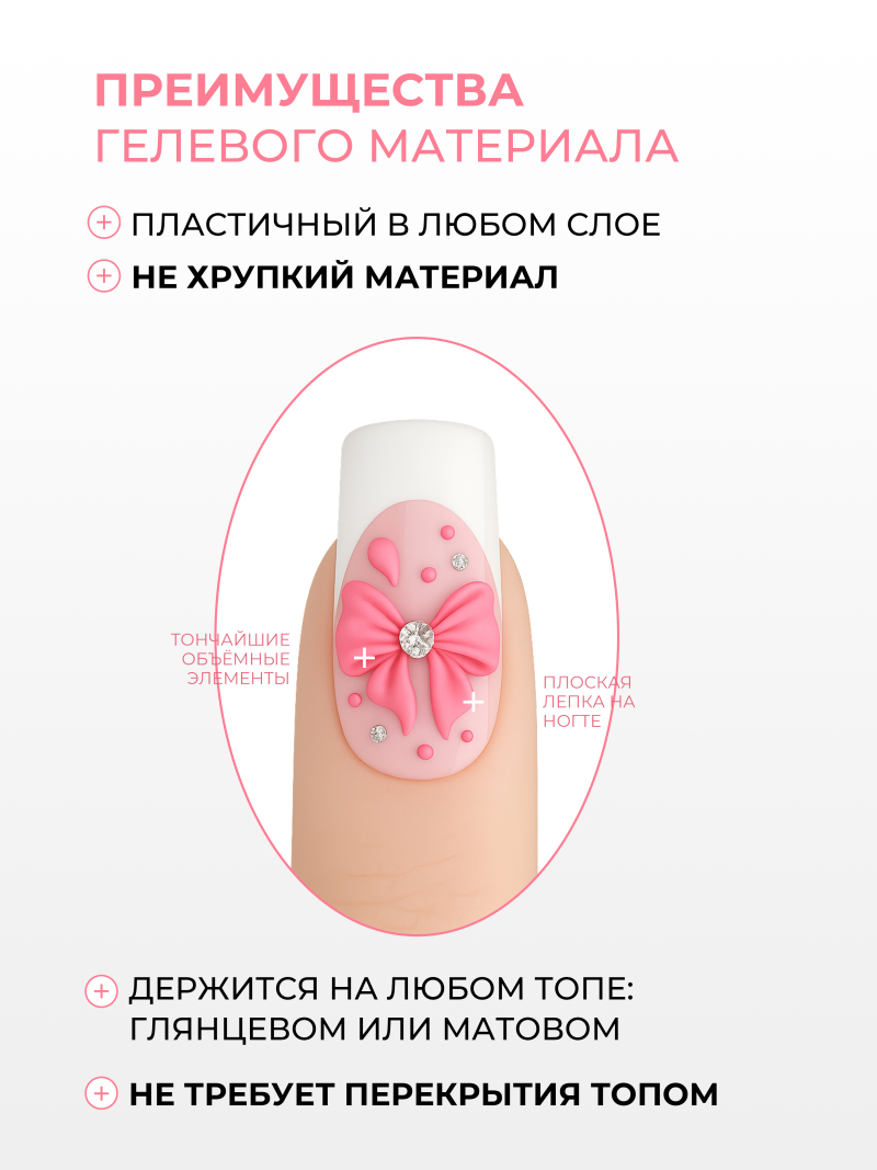 Купить гель-пластилин для лепки на ногтях P-31 Pink Bubble PLASTILINE Nail Club