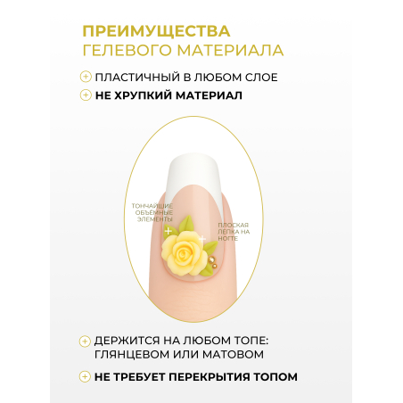 Купить гель-пластилин для лепки на ногтях P-33 Pastel Lemon PLASTILINE Nail Club